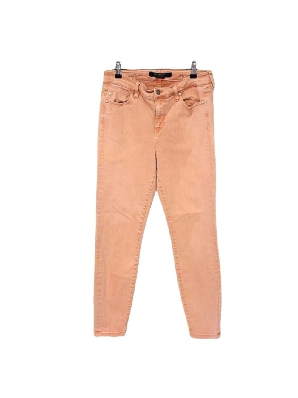 LIVERPOOL "the ANKLE SKINNY" JEANS HIGH RISE STRETCH MAUVE BLUSH WOMENS SIZE 10